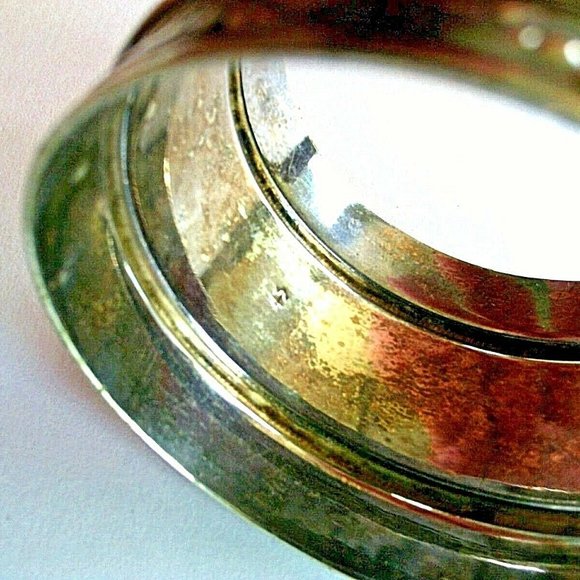 Silver Napkin Ring White Star Line Flag Shipping Ocean liners Titanic's Olympic - Picture 7 of 16